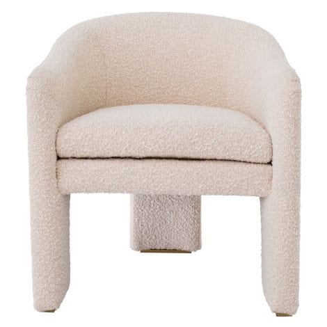 Eichholtz Living Chair Pebbles Bouclé cream House of Isabella UK