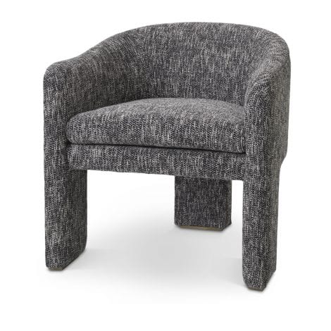 Eichholtz Living Chair Pebbles Cambon black House of Isabella UK