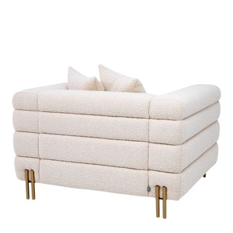 Eichholtz Living Chair York - BouclÃ© cream House of Isabella UK