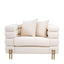 Eichholtz Living Chair York - BouclÃ© cream House of Isabella UK