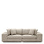 Eichholtz Living Clarck Sand with Black Base Sofa Vista Grande House of Isabella UK