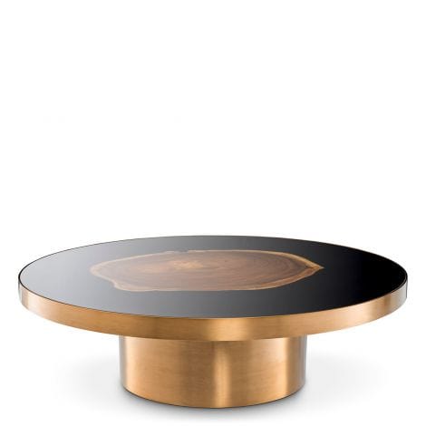 Eichholtz Living Coffee Table Concord - Brushed Brass House of Isabella UK