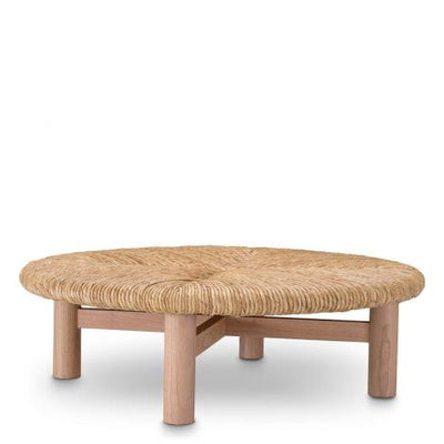 Eichholtz Living Coffee Table Costello Natural finish | natural seagrass rush House of Isabella UK