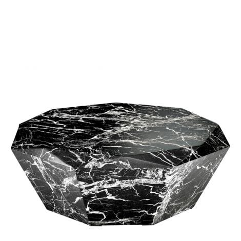 Eichholtz Living Coffee Table Diamond - Black Faux Marble House of Isabella UK