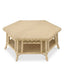 Eichholtz Living Coffee Table Saba Hexagon House of Isabella UK