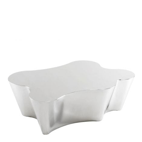 Eichholtz Living Coffee Table Sceptre - Polished Stainless Steel House of Isabella UK