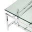 Eichholtz Living Coffee Table Superia - Polished Stainless Steel House of Isabella UK