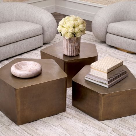 Eichholtz Living Coffee Table Veenazza set of 3 House of Isabella UK