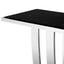 Eichholtz Living Console Table Beau Deco Polished stainless steel | black marble top House of Isabella UK