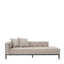 Eichholtz Living Lounge Sofa Cesare Left - Pebble Grey House of Isabella UK