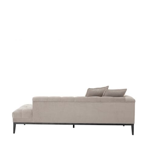 Eichholtz Living Lounge Sofa Cesare Left - Pebble Grey House of Isabella UK