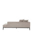 Eichholtz Living Lounge Sofa Cesare Left - Pebble Grey House of Isabella UK