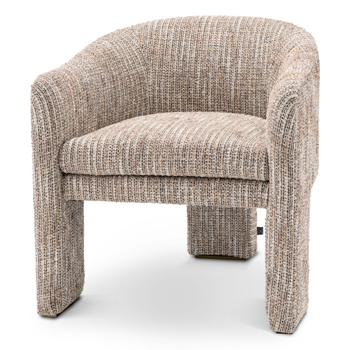 Eichholtz Living Mademoiselle Beige Chair Pebbles House of Isabella UK