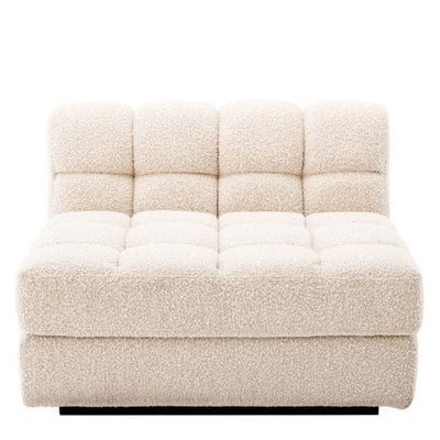 Eichholtz Living Modular Sofa Dean - Middle Bouclé cream | black base House of Isabella UK