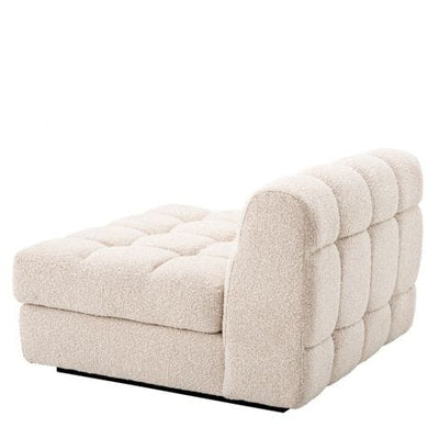 Eichholtz Living Modular Sofa Dean - Middle Bouclé cream | black base House of Isabella UK