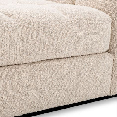 Eichholtz Living Modular Sofa Dean - Middle Bouclé cream | black base House of Isabella UK