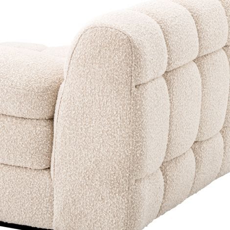Eichholtz Living Modular Sofa Dean - Right BouclÃ© cream | black base House of Isabella UK