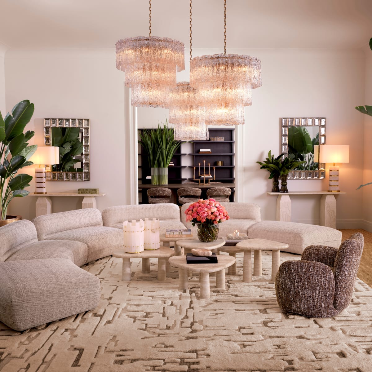 Eichholtz Living Modular Sofa Grand Avenue - Ottoman House of Isabella UK