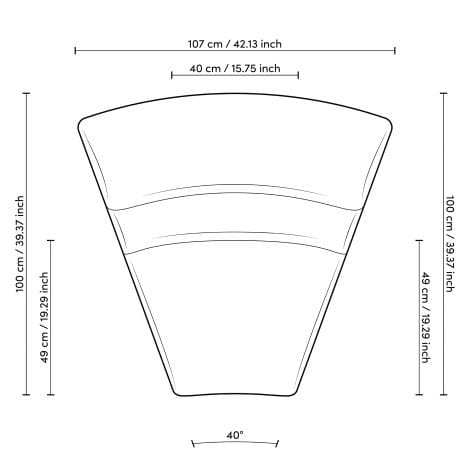 Eichholtz Living Modular Sofa Lindau inside corner House of Isabella UK
