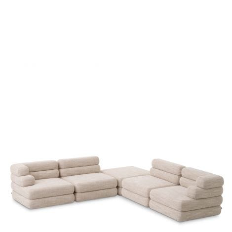 Eichholtz Living Modular Sofa Malaga ottoman House of Isabella UK