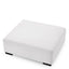 Eichholtz Living Ottoman Clifford - Avalon White with Black Feet House of Isabella UK