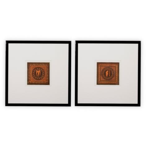 Eichholtz Living Print Antique Vases by William Hamilton set of 2 House of Isabella UK