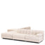 Eichholtz Living Right Boucle Cream Black Base Modular Sofa Dean House of Isabella UK