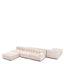 Eichholtz Living Right Boucle Cream Black Base Modular Sofa Dean House of Isabella UK