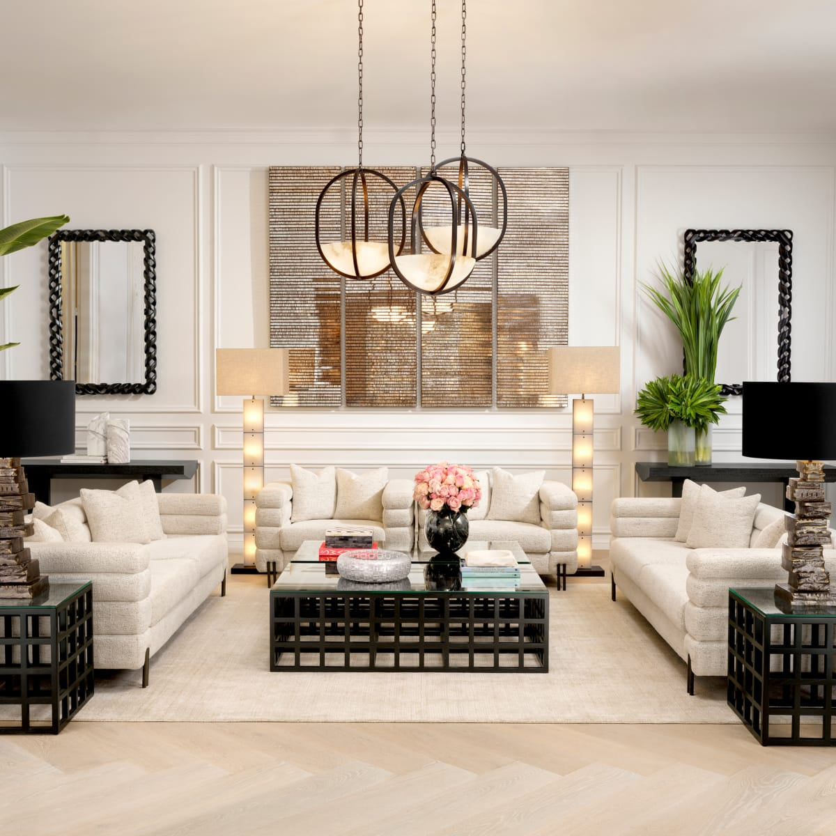 Eichholtz Living Seashell Off-White Chair York House of Isabella UK