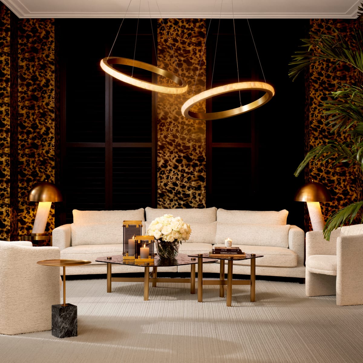 Eichholtz Living Seashell Off-White Sofa Savarana House of Isabella UK