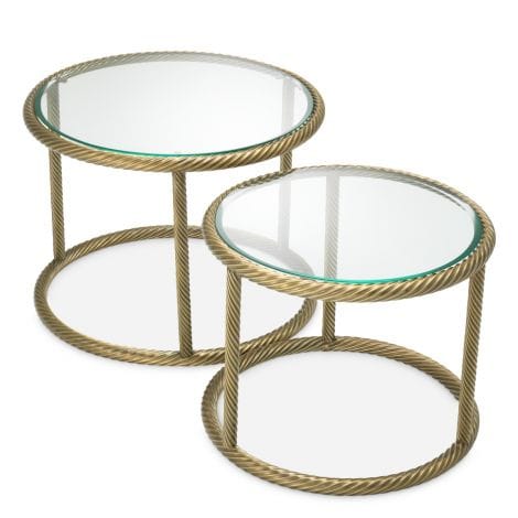 Eichholtz Living Side Table Addison set of 2 House of Isabella UK