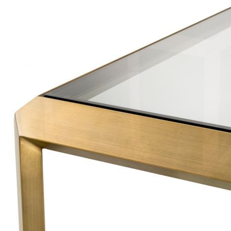 Eichholtz Living Side Table Callum - Brushed Brass Finish House of Isabella UK