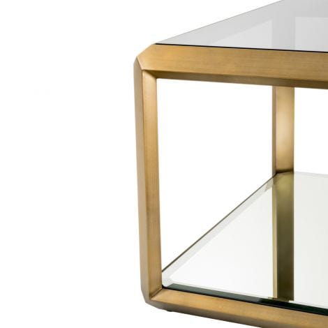 Eichholtz Living Side Table Callum - Brushed Brass Finish House of Isabella UK