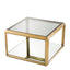 Eichholtz Living Side Table Callum - Brushed Brass Finish House of Isabella UK