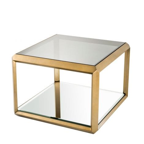 Eichholtz Living Side Table Callum - Brushed Brass Finish House of Isabella UK