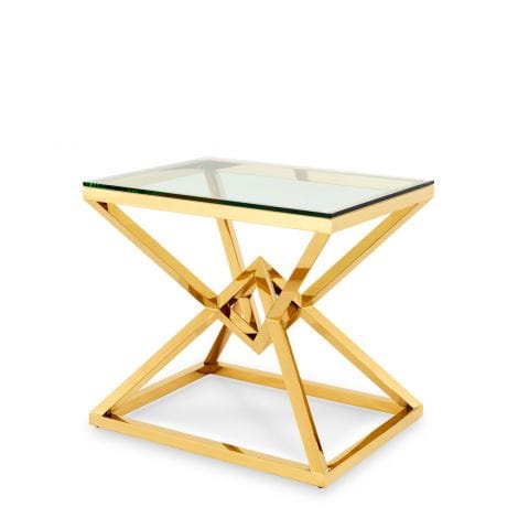 Eichholtz Living Side Table Connor - Gold Finish House of Isabella UK