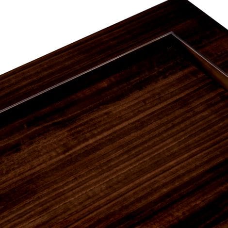 Eichholtz Living Side Table Otus square Eucalyptus high gloss veneer | bronze finish House of Isabella UK