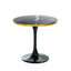 Eichholtz Living Side Table Parme - Black Faux Marble & Brushed Brass Finish House of Isabella UK