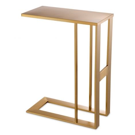Eichholtz Living Side Table Pierre Brass House of Isabella UK