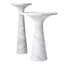 Eichholtz Living Side Table Pompano - Carrera Marble House of Isabella UK
