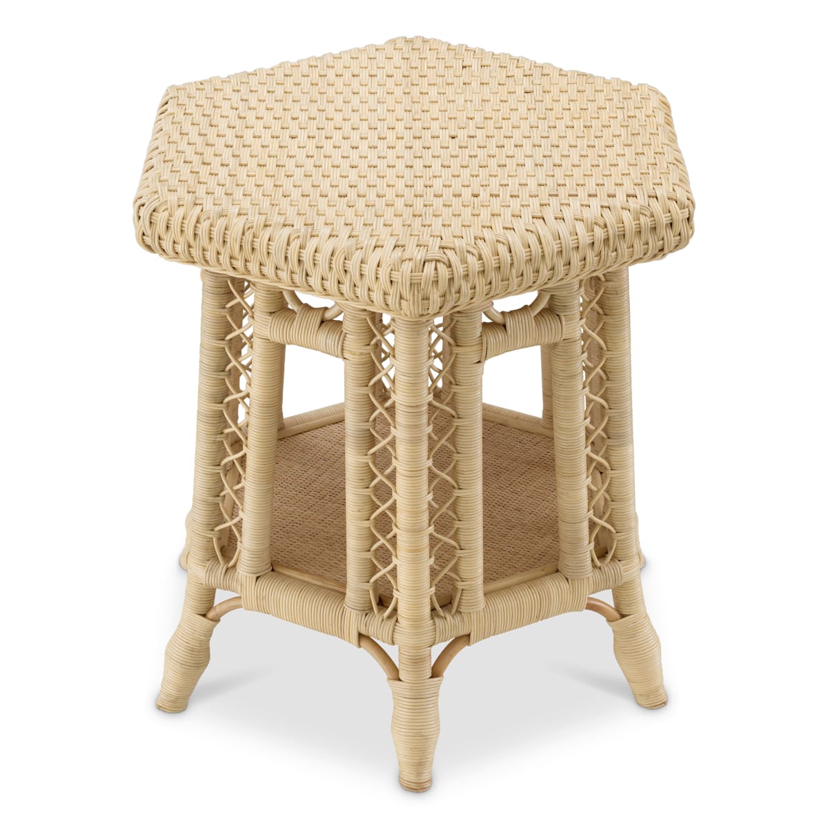 Eichholtz Living Side Table Saba Hexagon House of Isabella UK