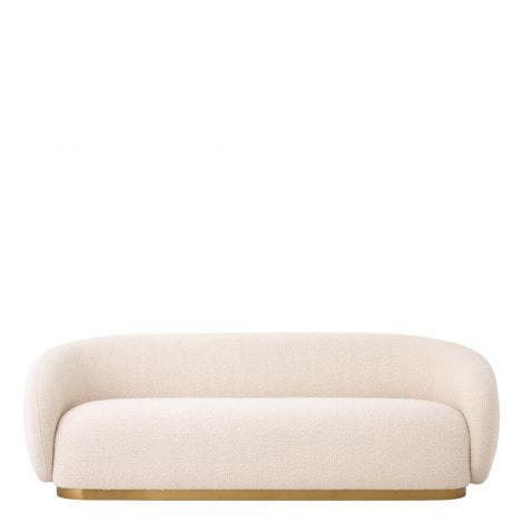 Eichholtz Living Sofa Brice Bouclé Cream House of Isabella UK