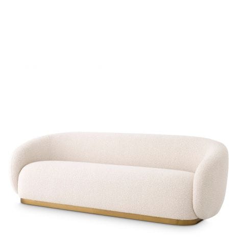 Eichholtz Living Sofa Brice Bouclé Cream House of Isabella UK