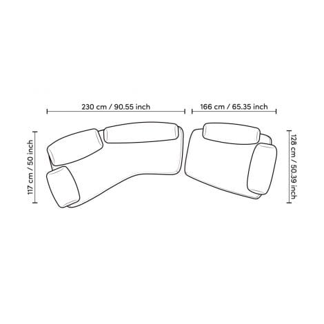 Eichholtz Living Sofa Cabrera House of Isabella UK