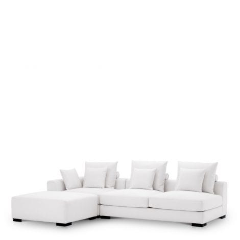 Eichholtz Living Sofa Clifford 2-Seater - Avalon White with Black Feet House of Isabella UK