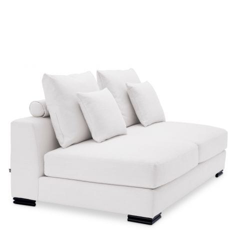 Eichholtz Living Sofa Clifford 2-Seater - Avalon White with Black Feet House of Isabella UK