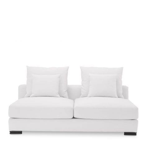 Eichholtz Living Sofa Clifford 2-Seater - Avalon White with Black Feet House of Isabella UK