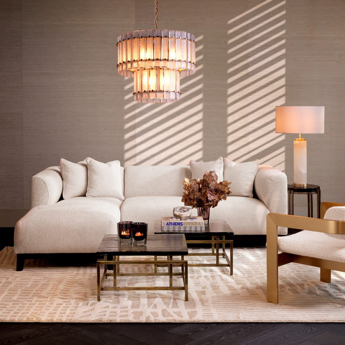 Eichholtz Living Sofa Corso Lounge left House of Isabella UK