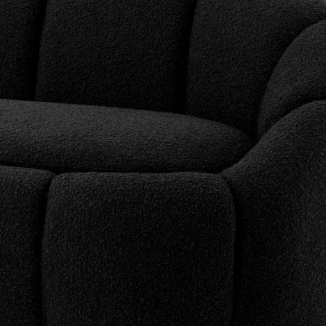Eichholtz Living Sofa Inger Bouclé black House of Isabella UK