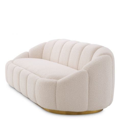 Eichholtz Living Sofa Inger Bouclé cream House of Isabella UK